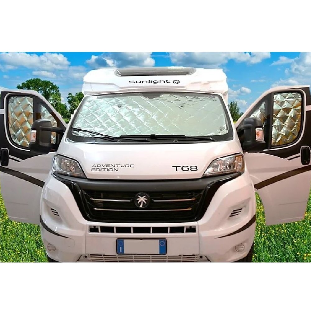 NRF Iveco Daily 2000 - 2006 / 2014 Thermal Internal 3 Piece Cabin Blind Set